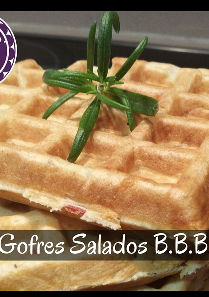 Una foto de Gofres salados