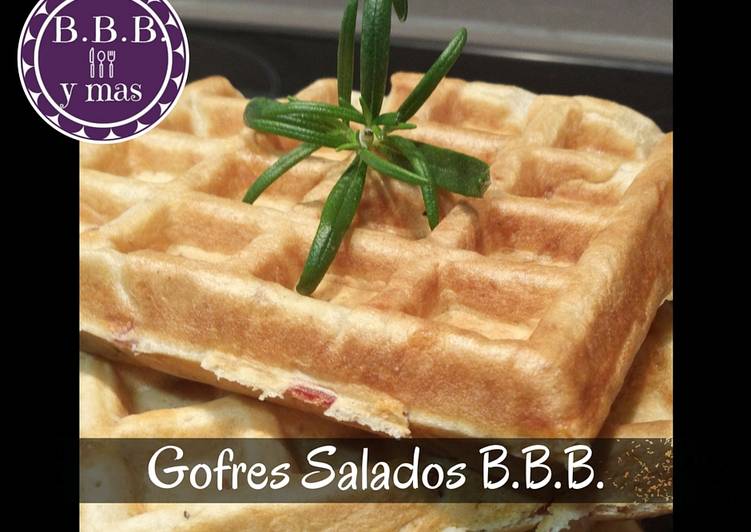 Gofres Salados Receta De B.B.B. Y Mas- Cookpad