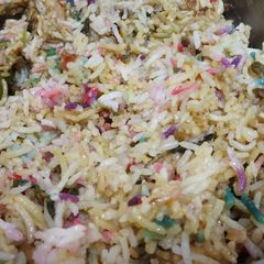 A picture of Chicken Biryani.