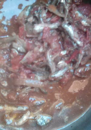 A picture of Cooked Omena.
