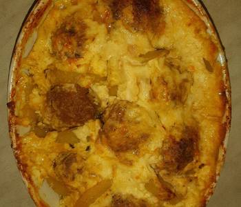 Easy Make Recipe JJs Potatoes and Meatball Bakewith my twist Delicious and Healthy