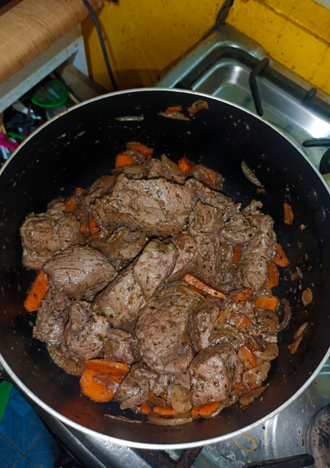 Una foto de Carne al jugo