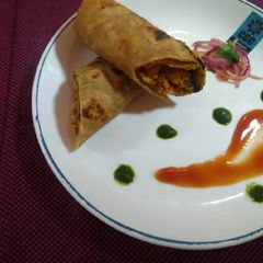 Kathi roll A picture of Kathi roll.