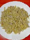 Fideos Nidos Anchos con Pollo