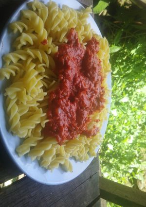 Foto resep Fusilli dengan saos sederhana