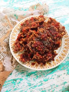 Foto resep Dendeng kering balado