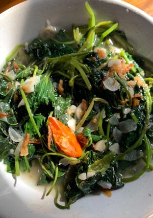 Foto resep Cah Kangkung Sederhana ala Rumahan