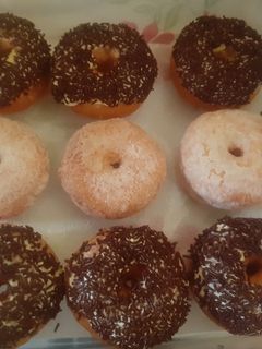 Foto resep Donat ekonomis tanpa telur