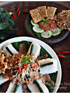 Foto resep Nasi Punten Pecel Tulungagung