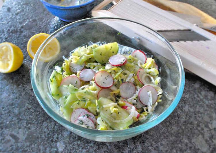 Step-by-Step Guide to Prepare Super Quick Homemade Leek slaw