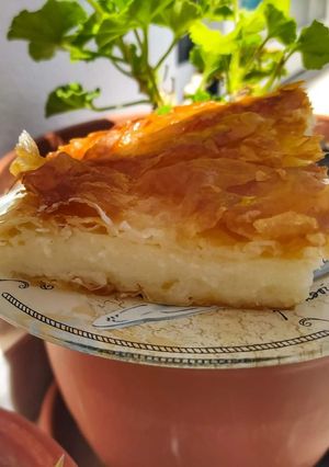 Φωτογραφία της συνταγής Γαλακτομπούρεκο με κρέμα από κατσικίσιο γάλα