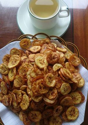 Hình của món Snack chuối.