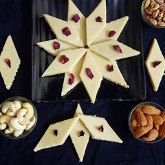 A picture of Kaju katli.