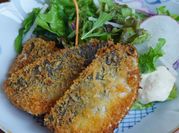 A picture of fried fish