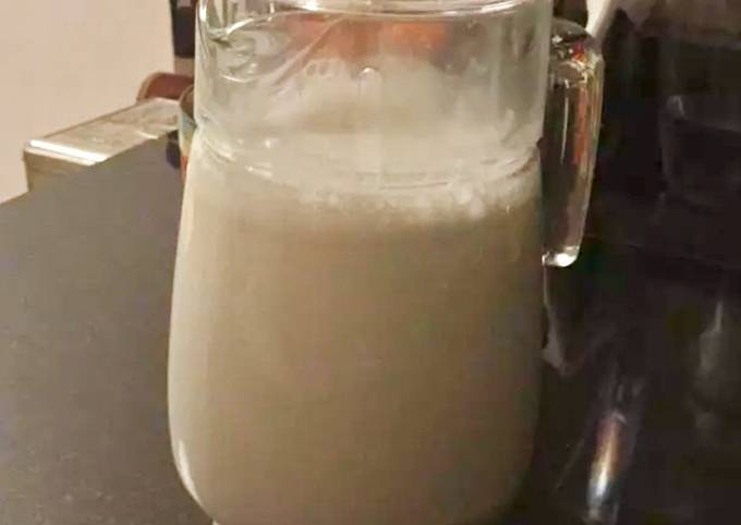 agua de horchata vaso