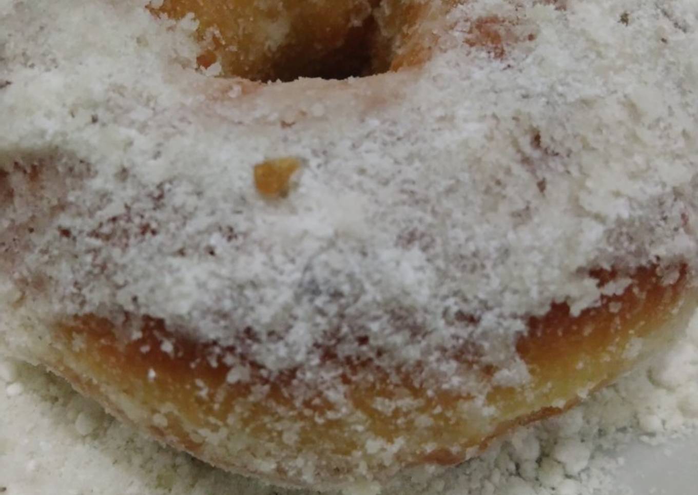 Donat kentang lembut mengembang