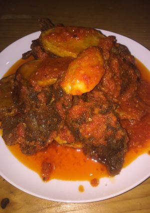 Foto resep 1. Dendeng Balado krenyes