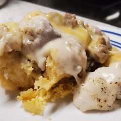 A picture of My Biscuit Egg Sausage Casserole.