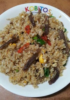 Foto resep Jhao Fan Niu Rho (Nasi Goreng Daging Sapi)