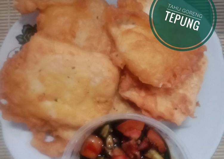 Resep Tahu goreng tepung, Enak Banget