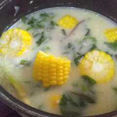 Sayur Bobor Bayam Jagung রেসিপির প্রধান ছবি
