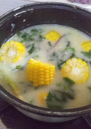 Foto resep Sayur Bobor Bayam Jagung