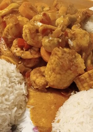 صورة لوصفة مأكولات بحرية بكيس حراري