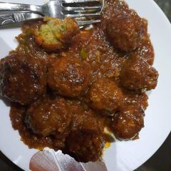 A picture of Gravy Manchurian.