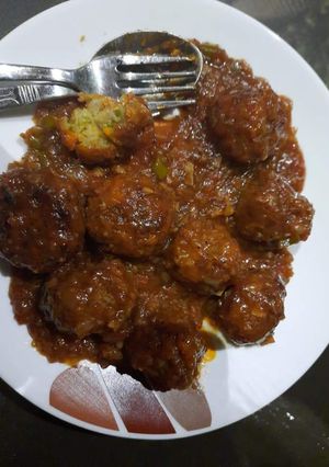 A picture of Gravy Manchurian.