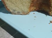 Una foto de budin de pera