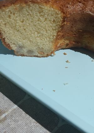 Una foto de Budín de pera (o manzana)