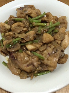 Foto resep Ayam Jamur+Buncis