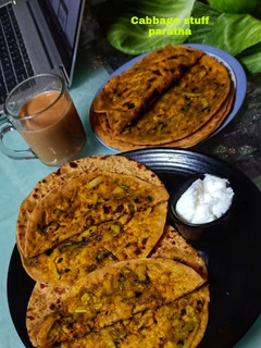 कैबेज स्टफ् पराठा (Cabbage stuff paratha recipe in hindi) रेसिपी मुख्य फोटो