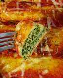 Canelones de acelga livianitos