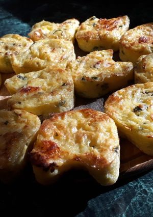 Una foto de Muffins de papa ❤ Súper fáciles