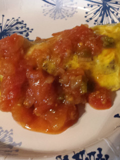 A picture of World's easiest omlet.