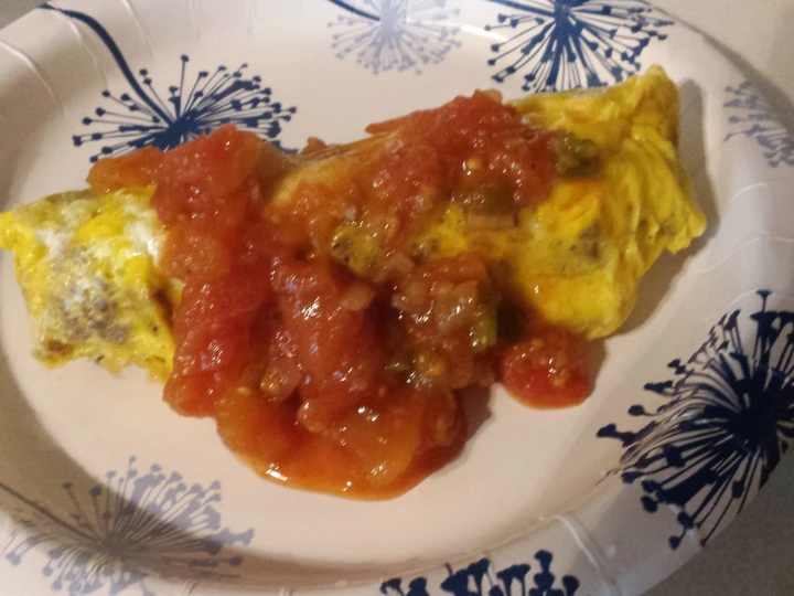 Recipe World&amp;#39;s easiest omlet the  Makes Drooling Tasty