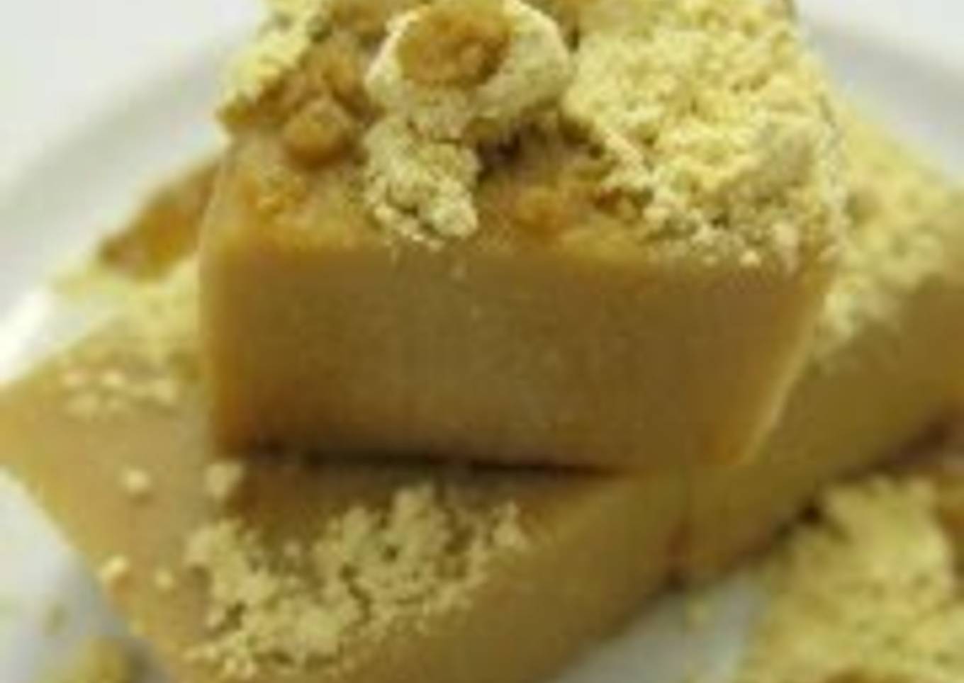 Roasted Soy Flour and Milk Agar Agar
