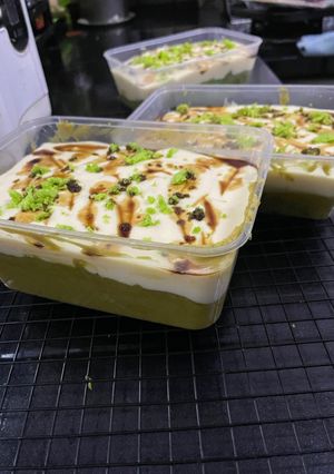 Gambar Kek Pandan Cheese