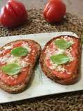 Bruschettas para el desayuno o cena