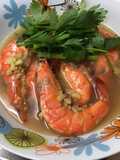 Rice wine prawn