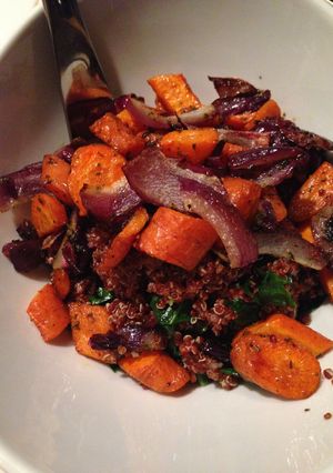 A picture of Roasted Veg Quinoa.