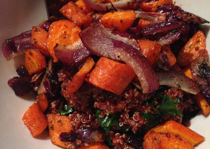 Recipe: Tasty Roasted Veg Quinoa