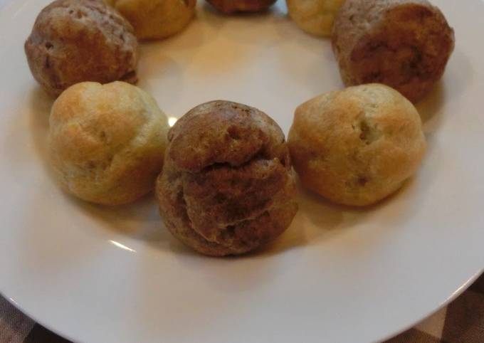 Step-by-Step Guide to Prepare Quick For Valentine&#39;s Day! Double Chocolate Cream Puff