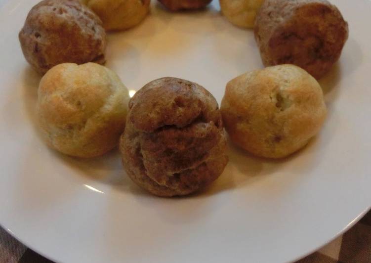 For Valentine's Day! Double Chocolate Cream Puff For Valentine's Day! Double Chocolate Cream Puff