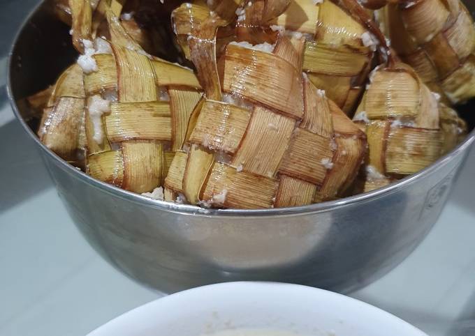 Resep Ketupat Ketan Santan (presto) oleh wang - Cookpad