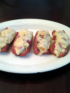 A picture of Potato Stuffed Kielbasa.