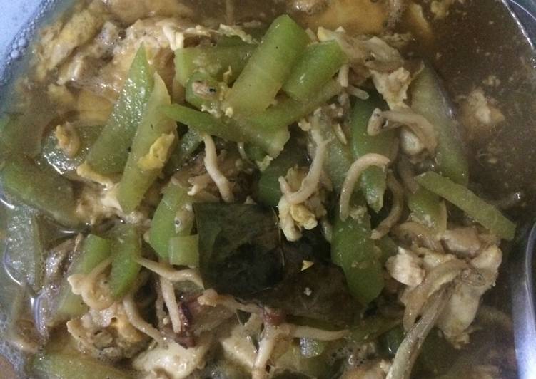 Bagaimana meracik Tumis T3L (telor tahu teri labu), Sempurna