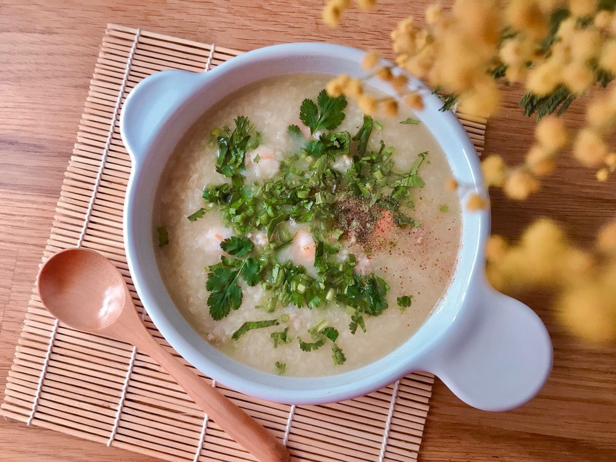 Canh Khoai Môn Bào Nấu Tôm Thịt