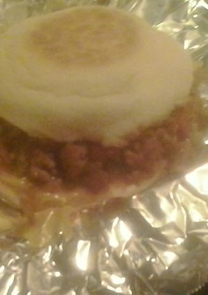 A picture of "Cheese melts" /twist to sloppy joes.
